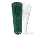 Mesh 25x25 mm groen vinyl gecoate gelaste draadgaas